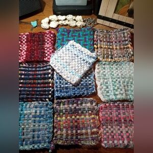 Colorful Woven 10 Potholders